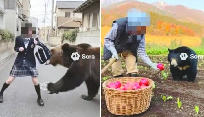 女高中生與熊搏鬥？透過AI假影片事件學習日文單字！